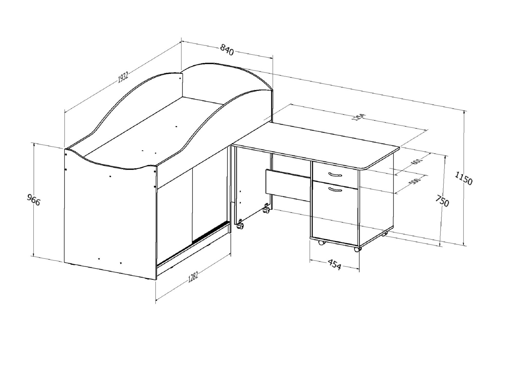 Кровать чердак дюймовочка 2 схема сборки